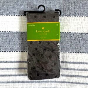 Kate Spade Gray Polka Dot Tights